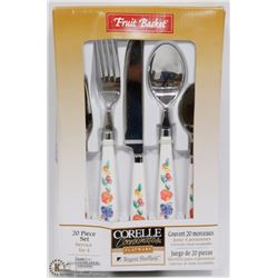20PC CORELLE FLATWARE