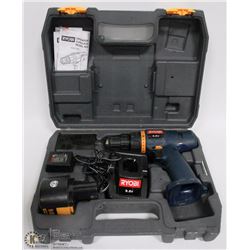 RYOBI 9.6V CORDLESS DRILL
