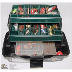 FLAMIBEAU FISHING BOX FULL OF LURES