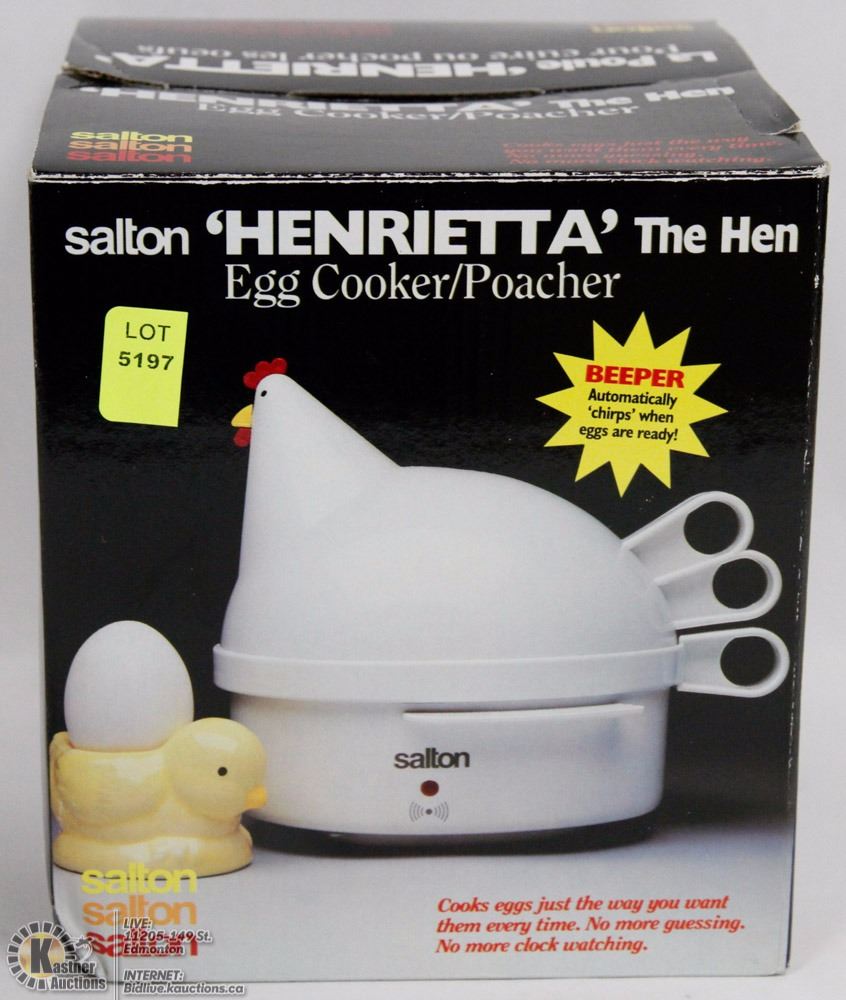 SALTON HERNIETTA EGG COOKER/POACHER