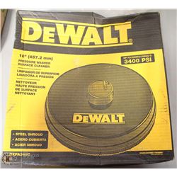 18" DEWALT PRESSURE WASHER SURFACE CLEANER