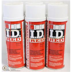 6 CANS OF ID RED INDUSTRIAL DEGREASE, 454G/CAN