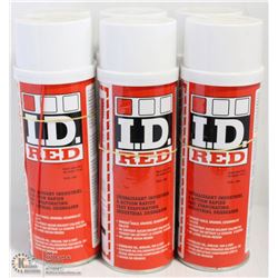 6 CANS OF ID RED INDUSTRIAL DEGREASE, 454G/CAN