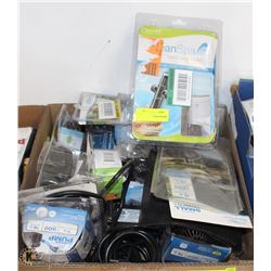 FLAT OF FOUNTAIN PUMPS, SMALL WATERFALL PUMPS, ETC