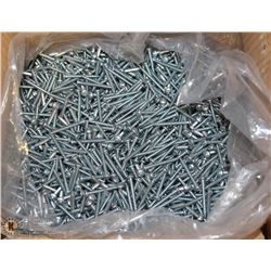 BOX OF 8X1-1/2 ZINC PLATED SCREWS ROBERTSON
