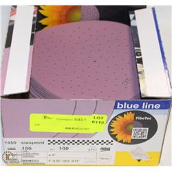 BOX OF SIASPEED DISCS - 6", 180 GRIT