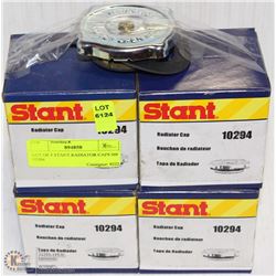 LOT OF 4 STANT RADIATOR CAPS M# 10294