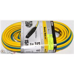 WOODS HEAVY DUTY EXTENSION CORD 12 GAUGE, 15A