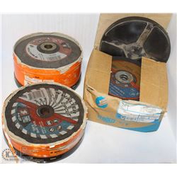 3 CASES OF WALTER AND TYROLIT 7" DISCS INCL. ZIP