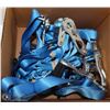 Image 1 : BOX OF RACHET TIE DOWNS, APPROX 6