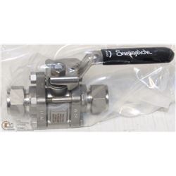 NEW SWAGELOK  STAINLESS STEEL  VALVE 3/4"