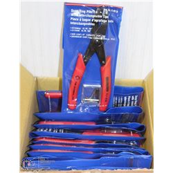 CASE OF 10 WESTWARD SNAP RING PLIERS