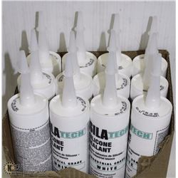 12 TUBES OF SILA-TECH SILICONE SEALANT
