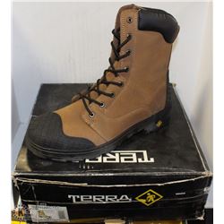 TERRA SAFETY WORK BOOKS, STEEL TOED SIZE 12