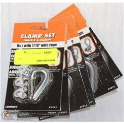 6 LEHIGH CLAMP SETS