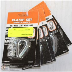 6 LEHIGH CLAMP SETS