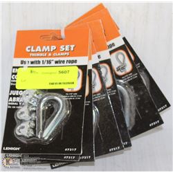 6 LEHIGH CLAMP SETS