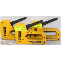 SET OF 3 DEWALT HAND STAPLERS