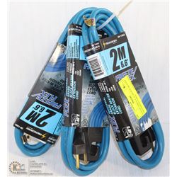 LOT OF THREE 6' -6" BLOCK HEATER EXTENSION CORDS