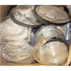 BOX OF ASSORTED 12V DOME LIGHTS