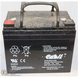 33 AMP HOUR 12V BATTERY