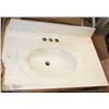 Image 1 : MOLDED SHELL BATHROOM SINK 31"W X 19"D