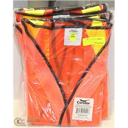 9 CONDOR SAFETY VESTS ALL OVERSIZED