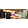 Image 1 : 3 RUBBER MALLETS, VARIOUS SIZES ALONG WITH