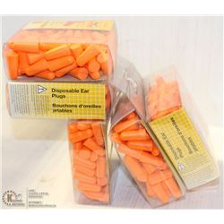 5 CONDOR SOFT FOAM EAR PLUGS