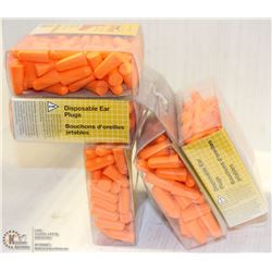 5 CONDOR SOFT FOAM EAR PLUGS