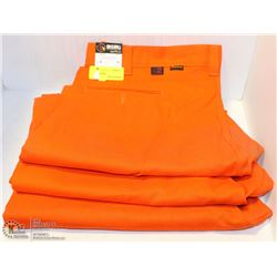 3 PAIRS 38X28 BIGBILL ORANGE WORK PANTS