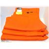 Image 1 : 3 PAIRS 38X28 BIGBILL ORANGE WORK PANTS