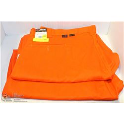 2 PAIRS 42X32 BIGBILL ORANGE WORK PANTS