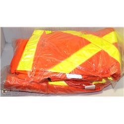 LOT OF TWO 5XL BIB STYLE RAIN SUITS