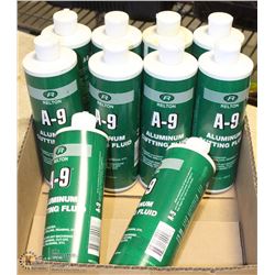 LOT OF TEN 16OZ BOTTLES OF ALUMINUM CUTTING FLUID