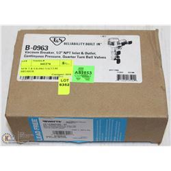NEW T & S B-0963 VACUUM BREAKER