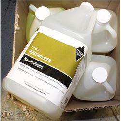 LOT OF FOUR 4L JUGS OF TOUGHGUY NEUTRAL CLEANER