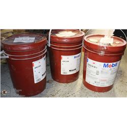 LOT OF THREE 16 KG PAILS OF GREASE LUBRICANT
