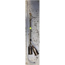 2 TIGER TORCH WAND ATTACHMENTS WITH CANES