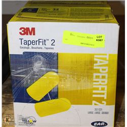 2 BOXES OF TAPERFIT EAR PLUGS