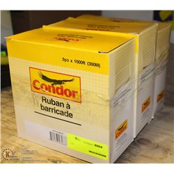 3 ROLLS CONDOR CAUTION TAPE, 3PO X 1000'