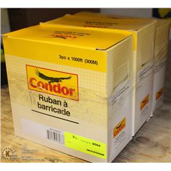 3 ROLLS CONDOR CAUTION TAPE, 3PO X 1000'