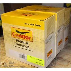 3 ROLLS CONDOR CAUTION TAPE, 3PO X 1000'