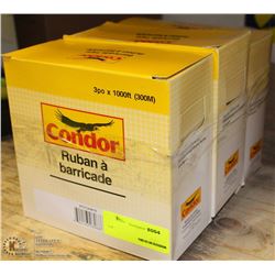 3 ROLLS CONDOR CAUTION TAPE, 3PO X 1000'