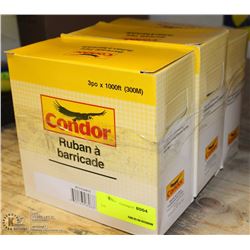 3 ROLLS CONDOR CAUTION TAPE, 3PO X 1000'