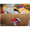 Image 1 : BOX STUFFED W/ ASSORTED SHOP RAGS