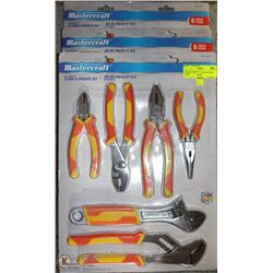 LOT OF THREE 6PC MULTI PLIER SETS
