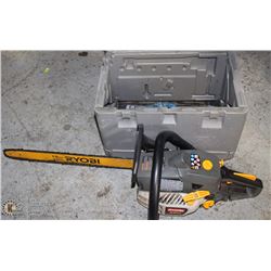 RYOBI 18" CHAINSAW IN CASE