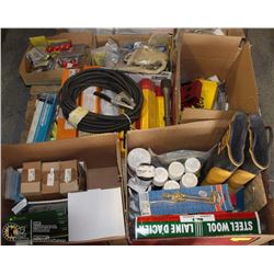 PALLET OF MISC. WELDING MATERIAL/SUPPLIES