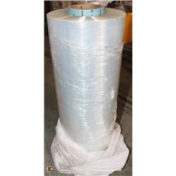 LARGE ROLL OF SHRINK-WRAP 19.5" X UNKNOWN LENGTH